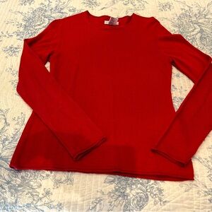 Jigsaw brand pullover in a rosy berry shade. Size S. It has more pink in person.